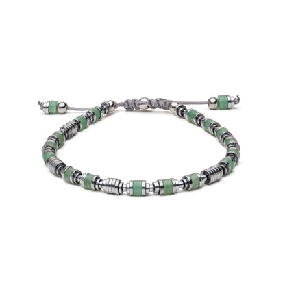 Fully handmade - Green stone