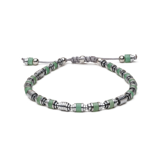 Fully handmade - Green stone