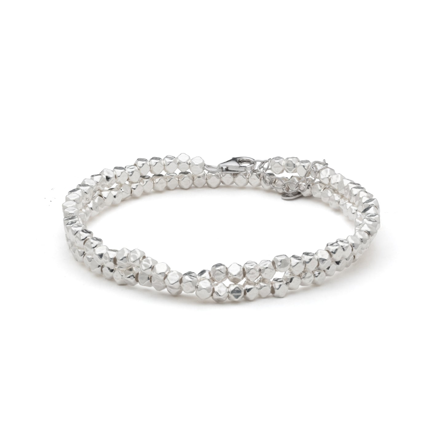 Double square Bracelet - 925 Silver