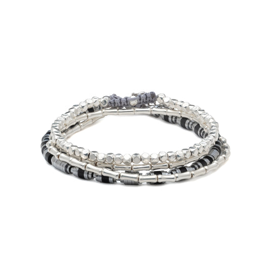 Full set 925 silver - Black Rock