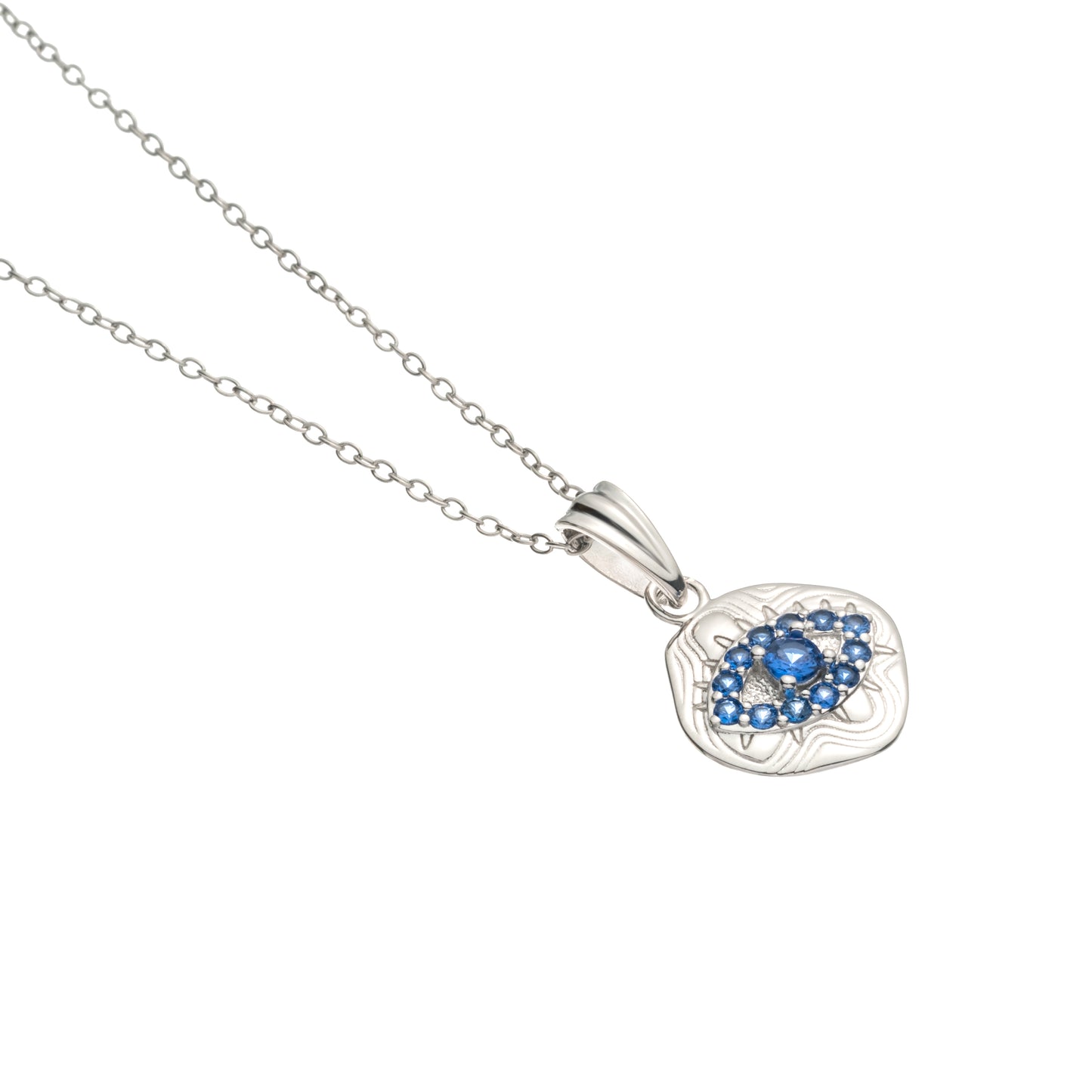 Silver 925 Chain & Striking blue eyes